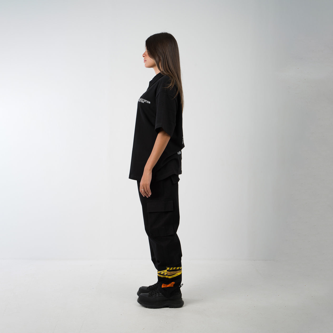 CAUTION CARGO PANTS (UNISEX)