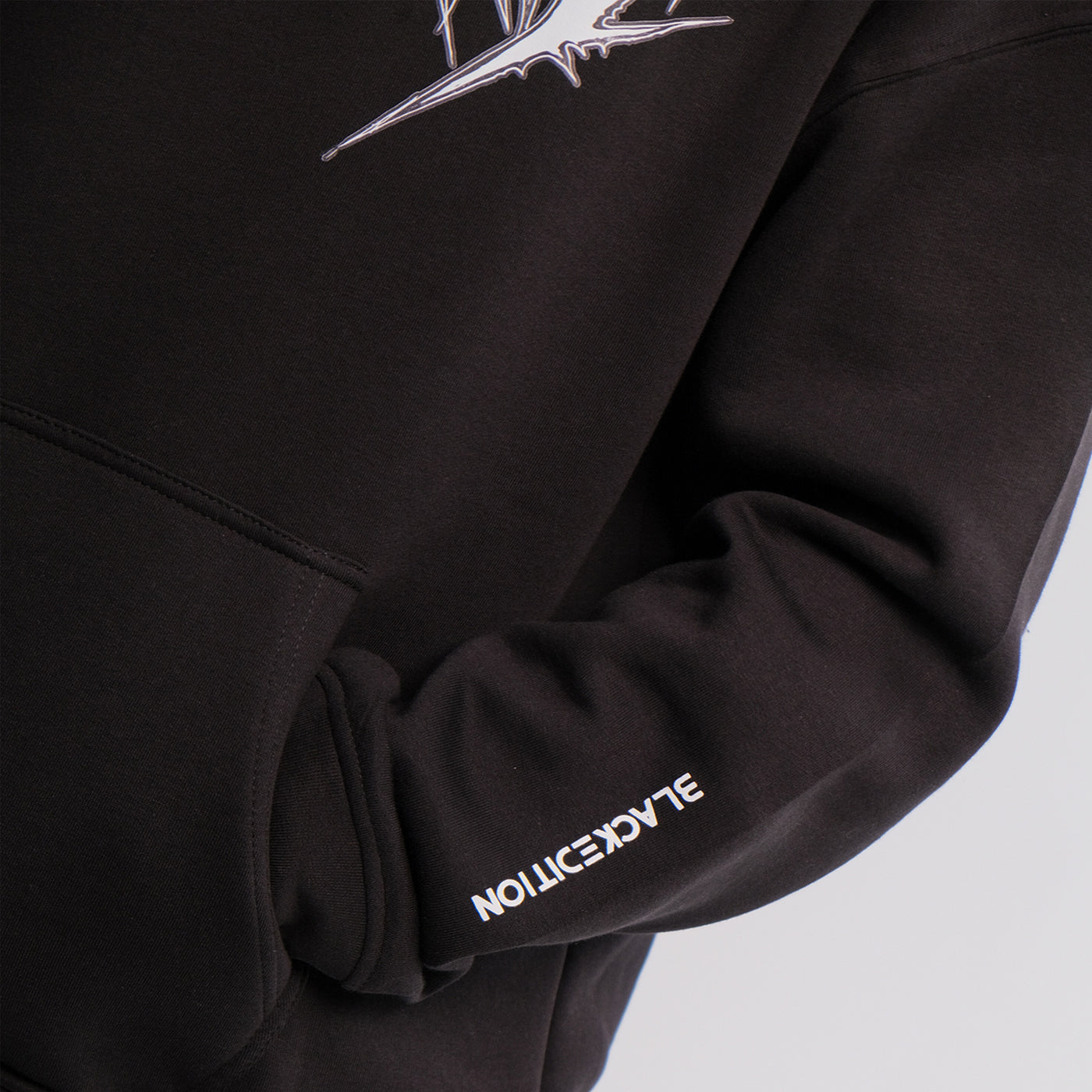 UNISEX METALIC HOODIE