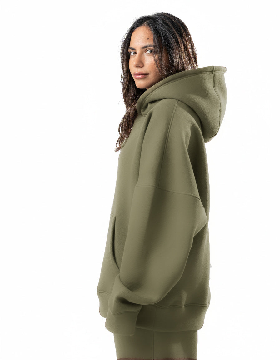 Basic Olive Hoodie