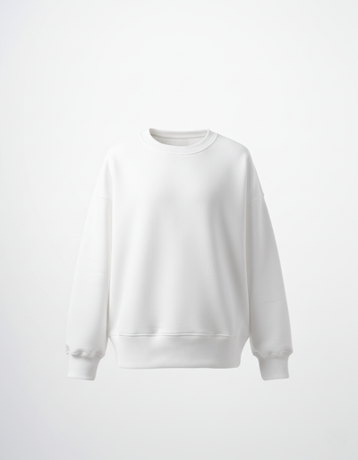 Basic White Crewneck