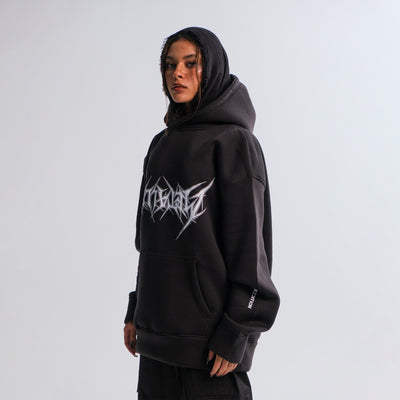 UNISEX METALIC HOODIE