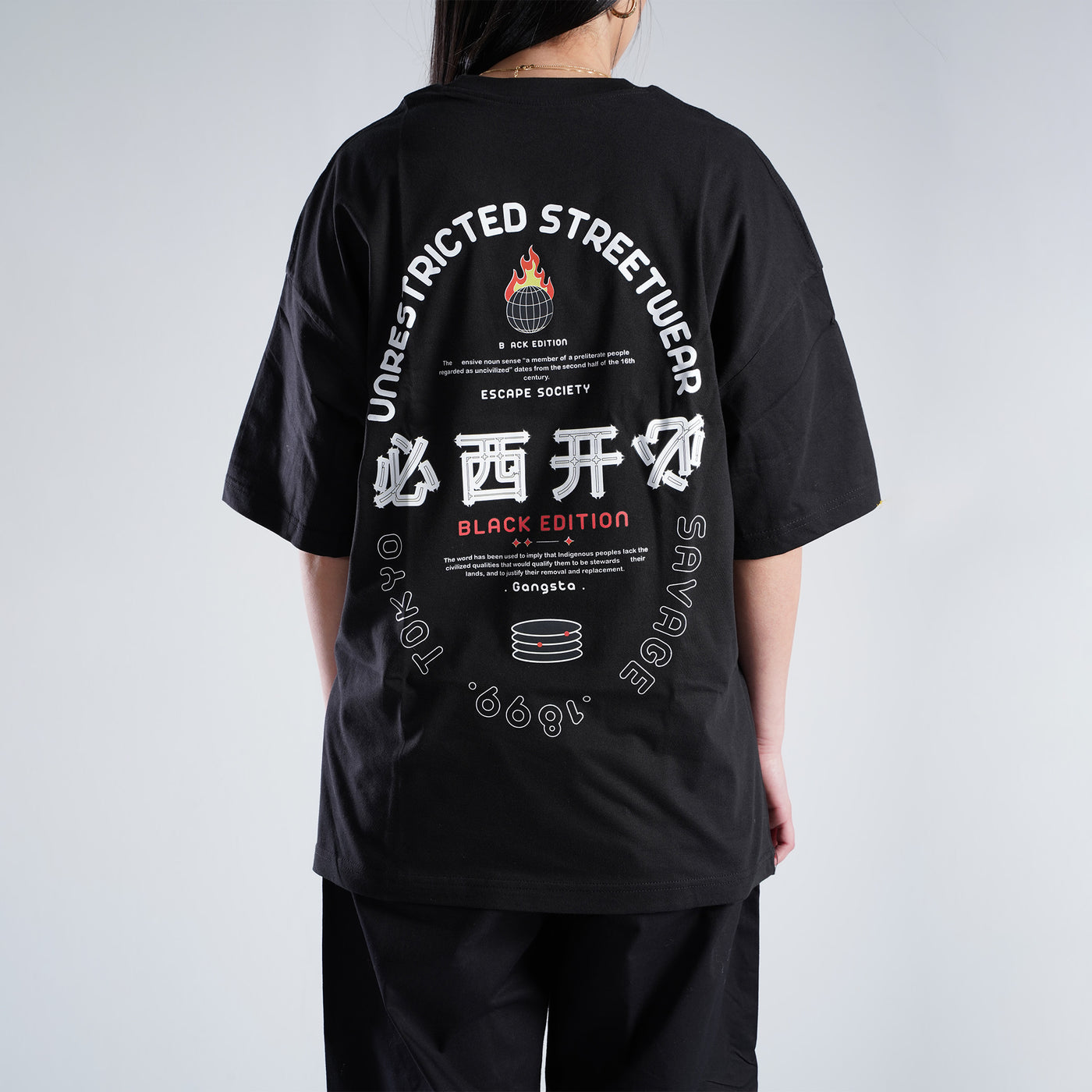 UNRESTRICTED STREET WEAR oversized T-shirt