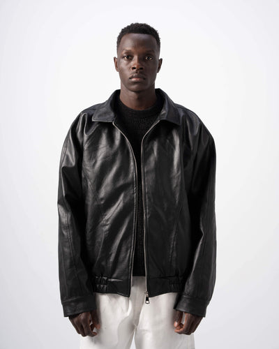 V5 Leather Jacket - Black