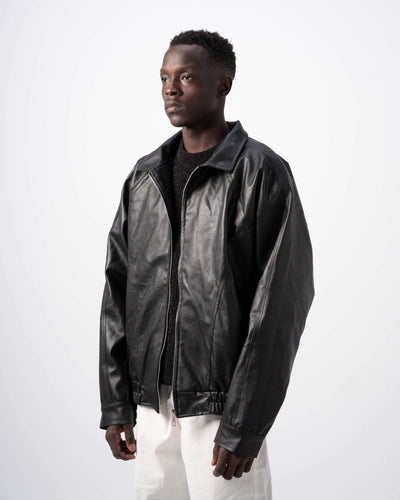 V5 Leather Jacket - Black