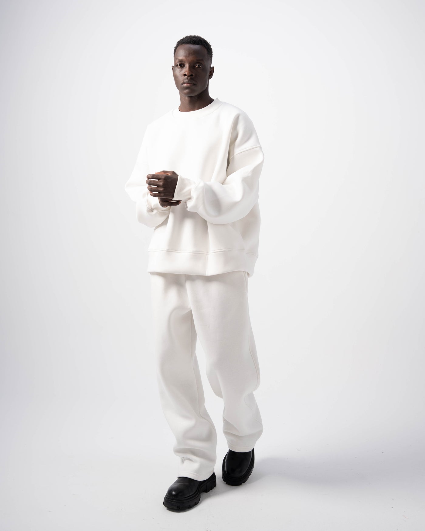 Basic White Crewneck