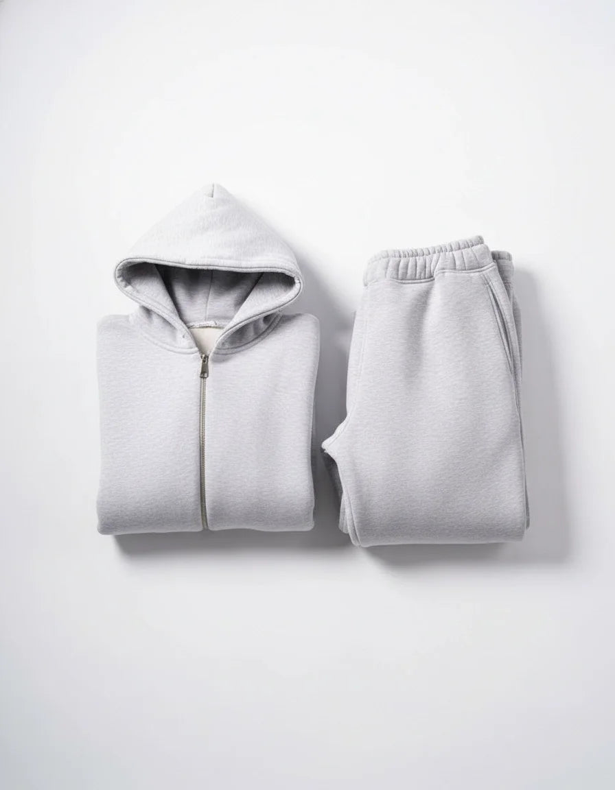 Zip-Up Set (Grey)