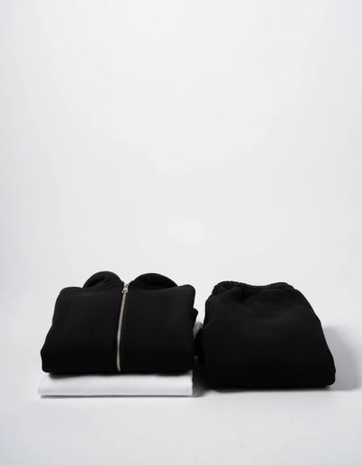 Zip-Up Set (Black)