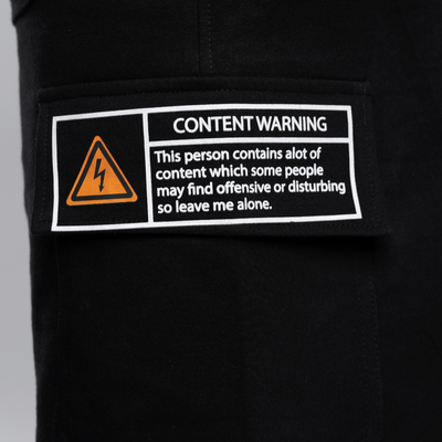 Warning t-shirt