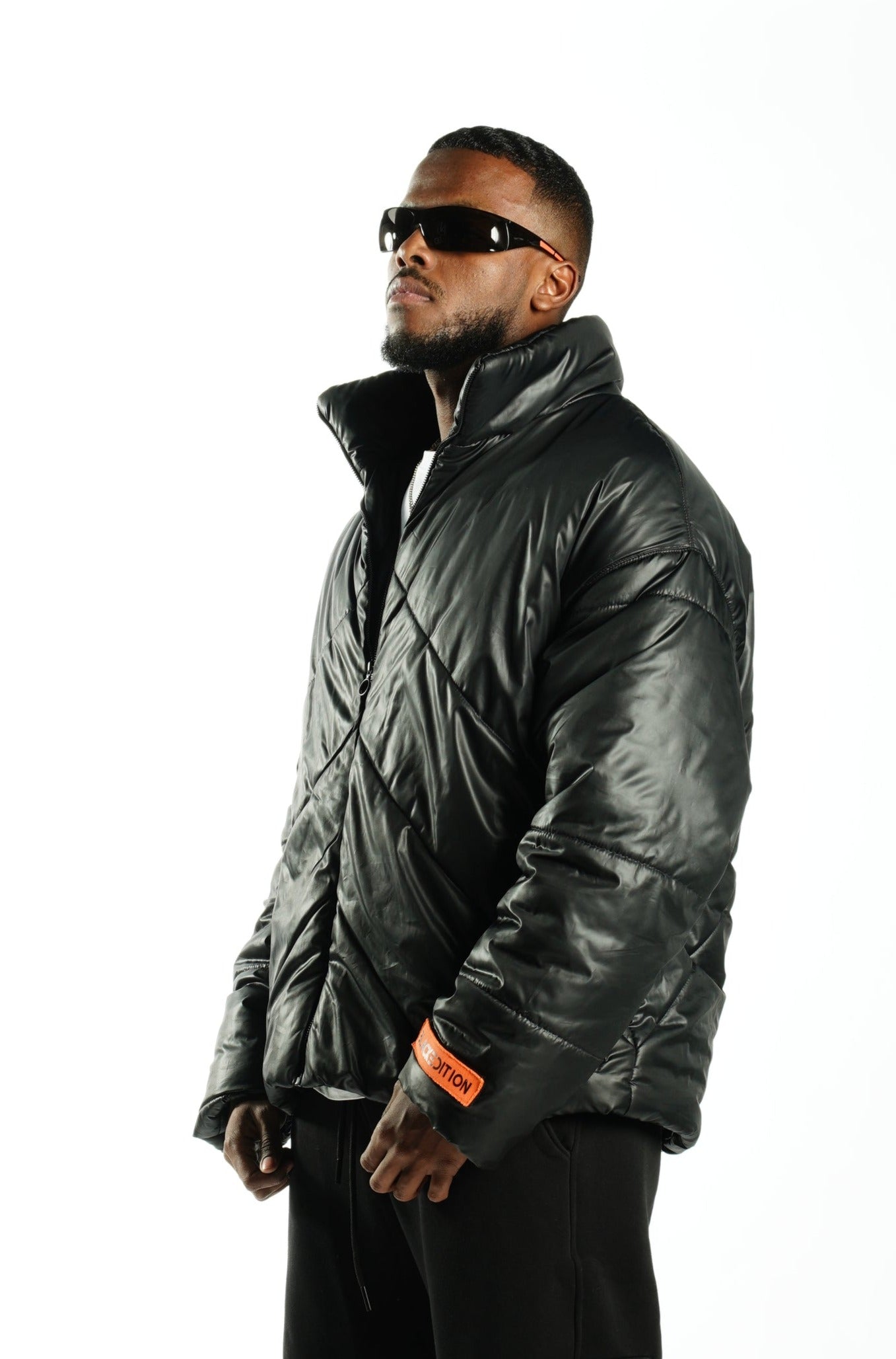 Unisex Black Puffer Jackets