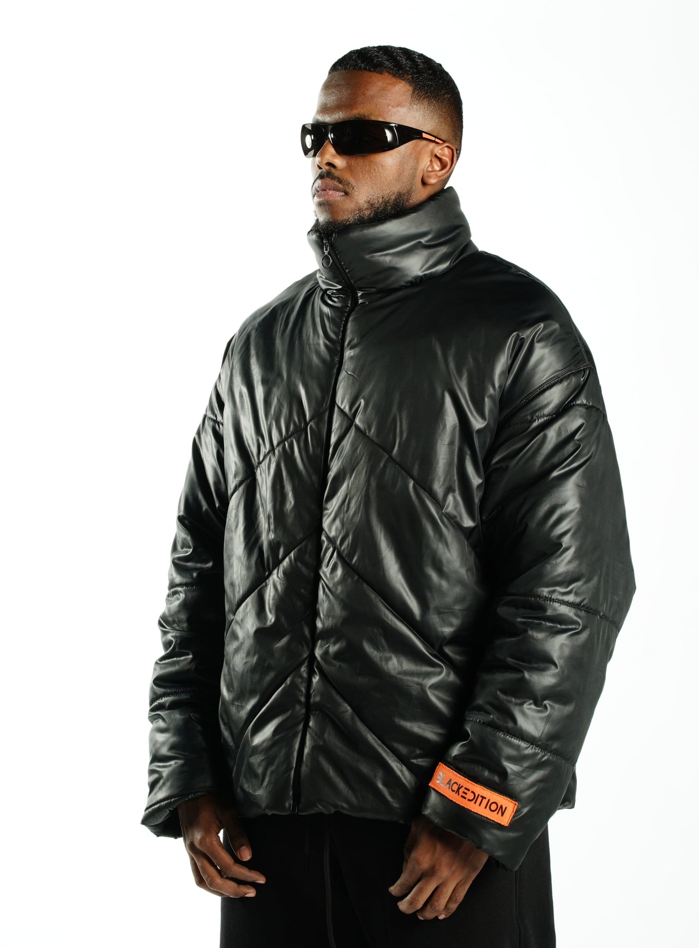 Unisex Black Puffer Jackets